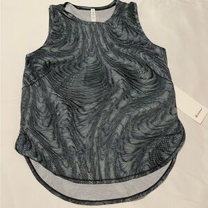 NWT LuLuLemon High Neck Split Hem Run Tank